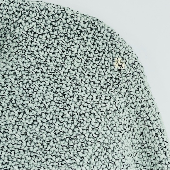 Habitat Cotton texture knit mock neck sweater boxy women's size Small - Picture 5 of 9